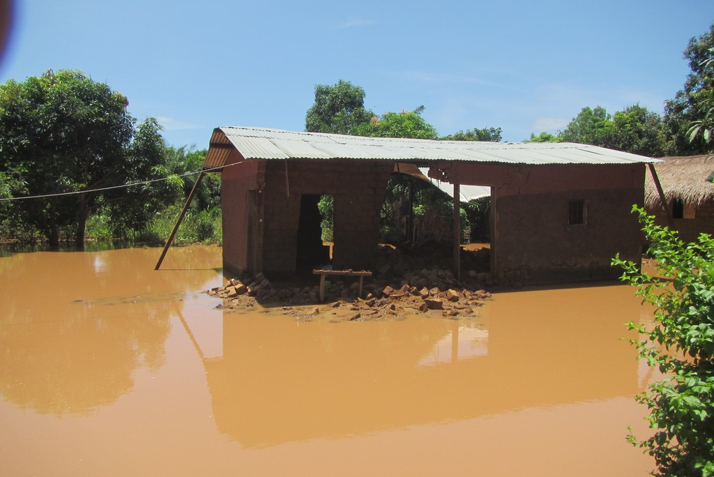 Ouham-Péndé : L’inondation fait des sans abris à Bouyabane