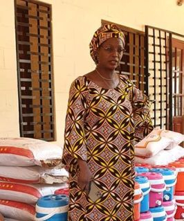 Virginie Baïkoua appelle les sinistrés à la patience en attendant l’opération de désinfection de leur environnement