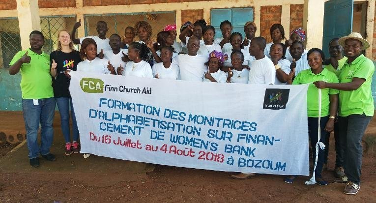 Finn Church Aïd vole au secours des femmes de Bozoum