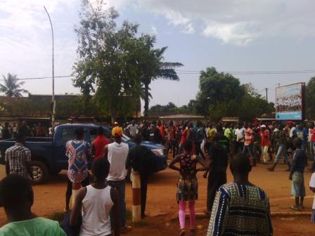 Centrafrique : Bangui paralysée par un sit-in de la société civile