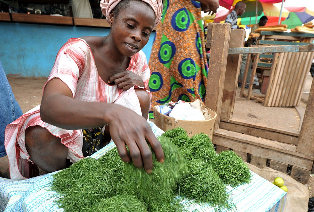 Les femmes vendeuses de gnetum parlent de leurs activités