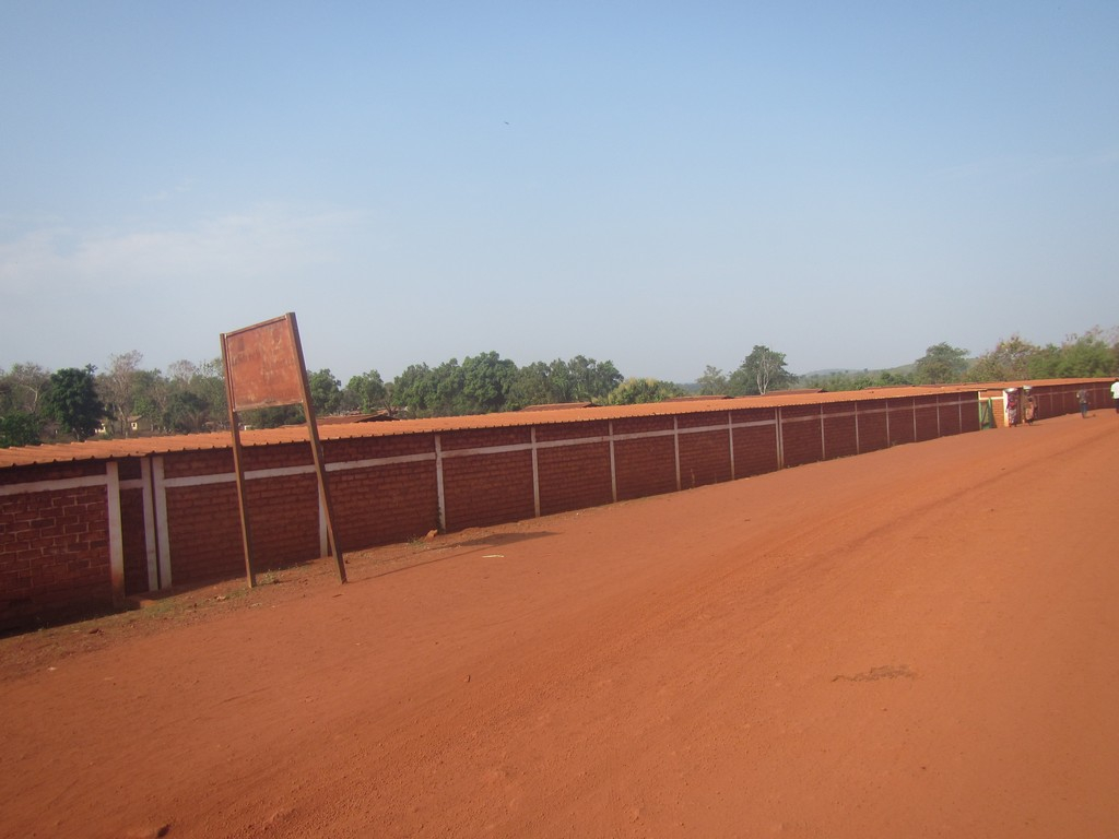 La poussière dans les rues de Bangui; un problème de santé publique