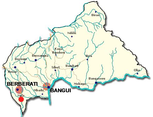 Une pluie diluvienne fait 136 sans abris à Berberati