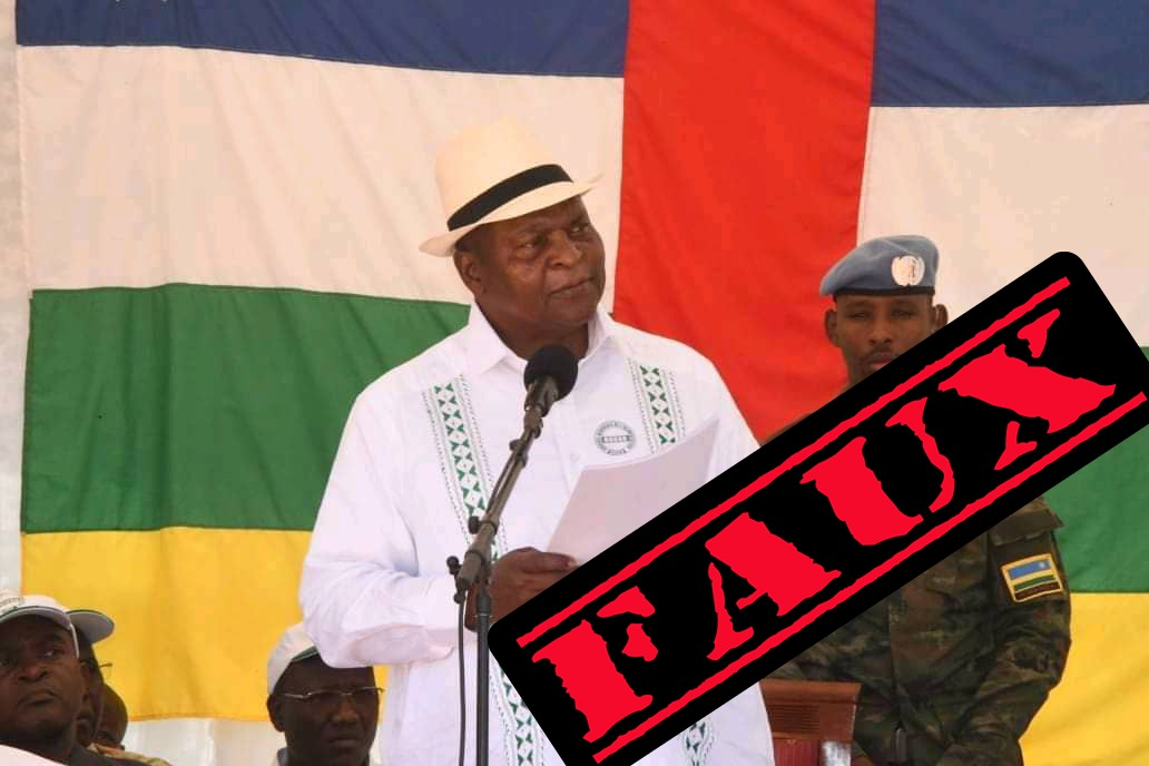 FAUX, le président Touadera n’a pas été visé par une tentative de coup d’état lors de la JMA 2022 à Bouar