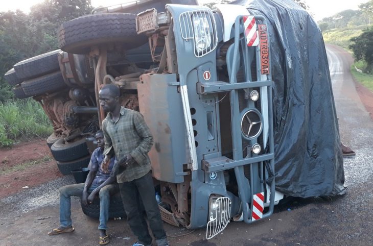 Kémo : 4 membres d'une même famille tués dans un accident de route à Sibut