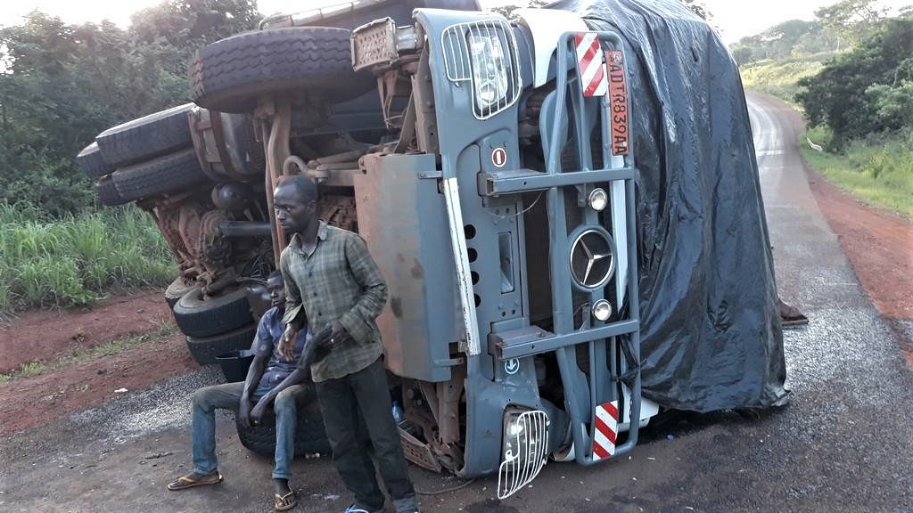 Centrafrique :  lourd bilan à la suite d’un double accident de la route entre Boali et Bossembele