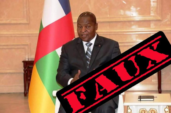 FAUX, Faustin Archange Touadera n’est pas évacué à Kigali pour des raisons sanitaires