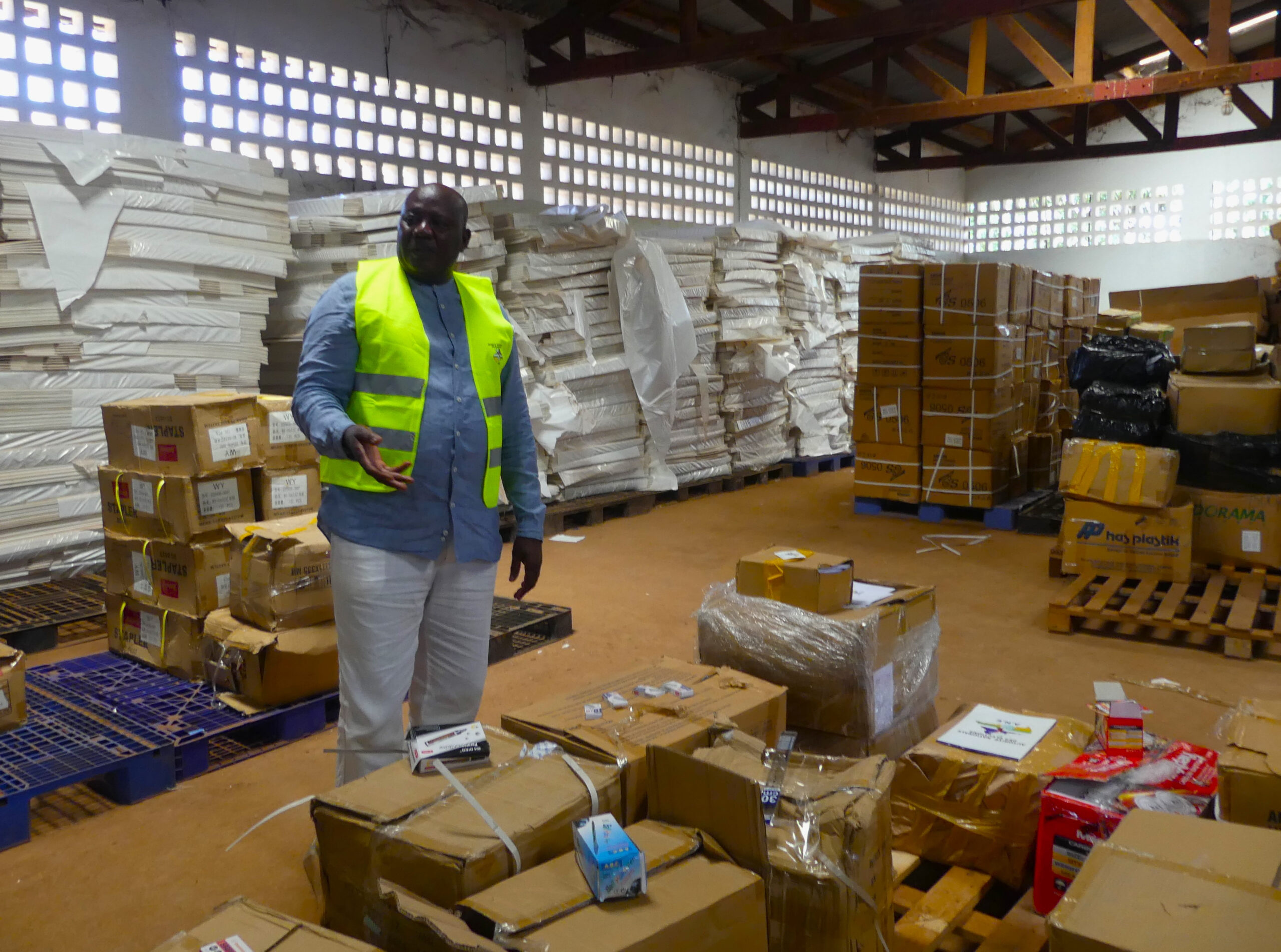 Centrafrique/Référendum : un premier lot de matériel électoral est arrivé à Bangui