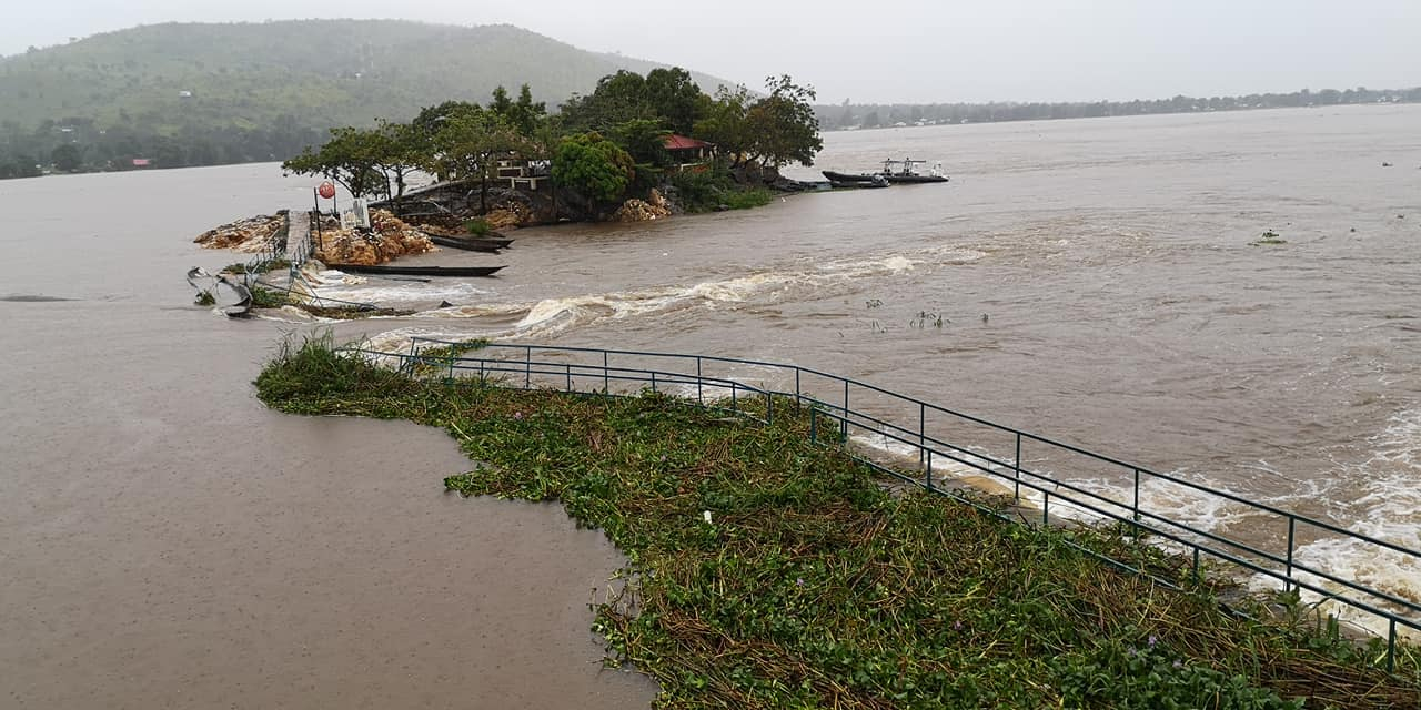 RCA : Les eaux de l’Oubangui régressent progressivement