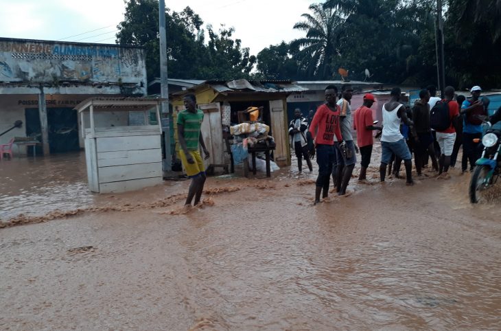 Plusieurs quartiers de Bangui durement frappés par l’inondation