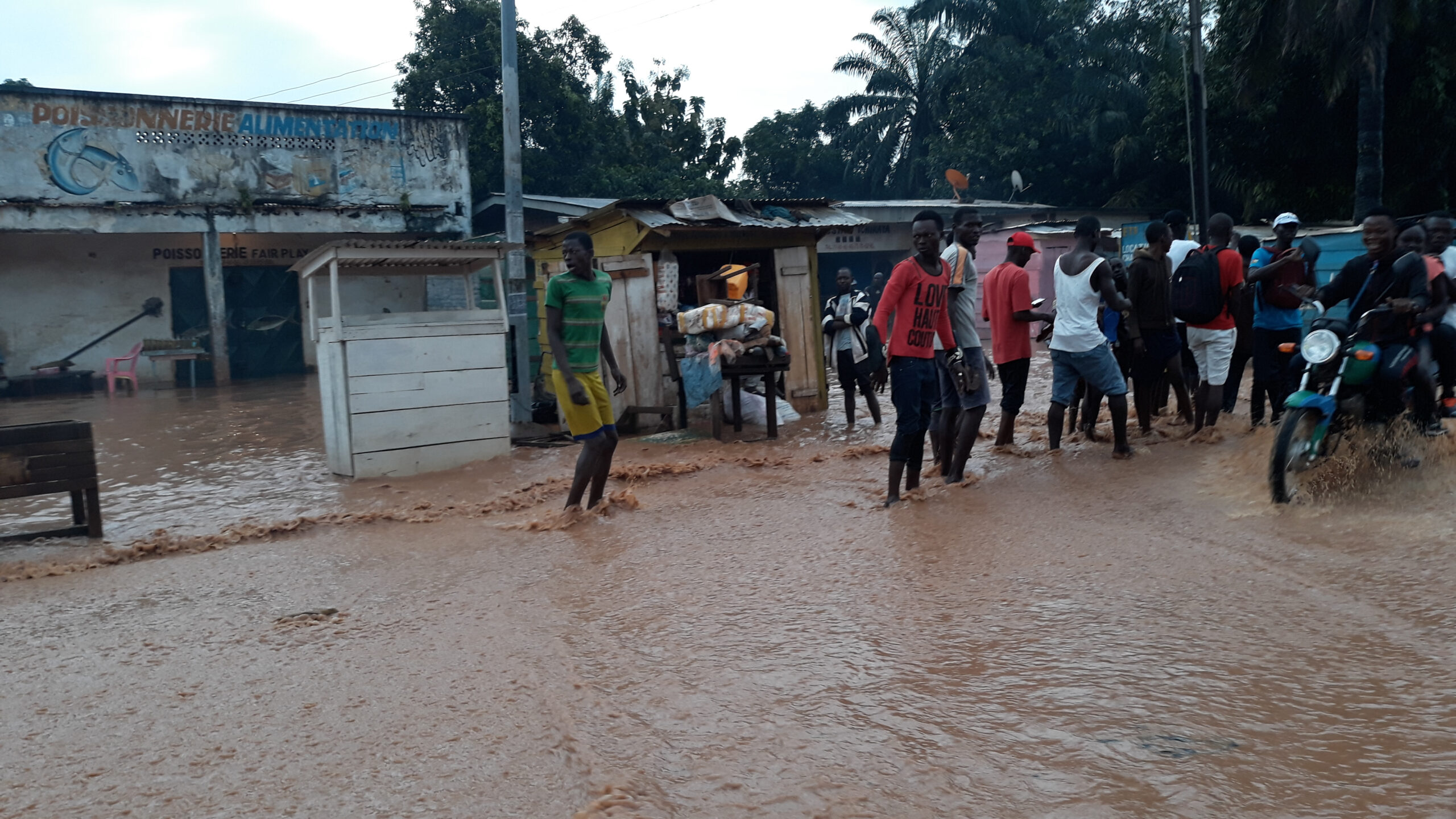 Plusieurs quartiers de Bangui durement frappés par l’inondation