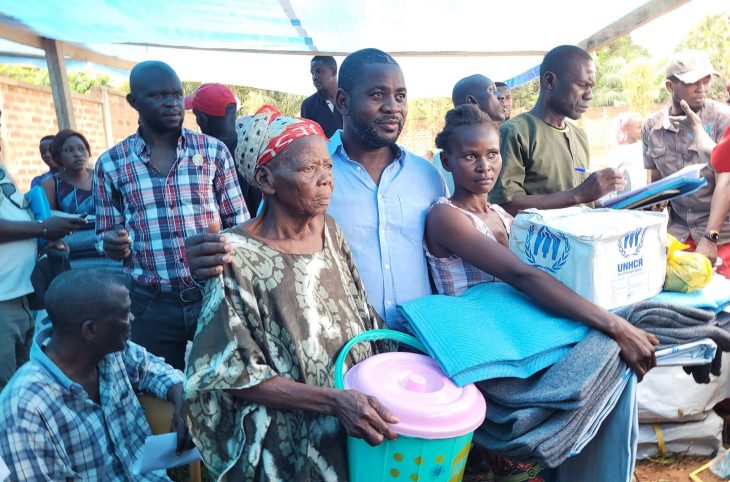 Bangui/inondations : une partie des sinistrés du 4e arr. reçoit de l’aide