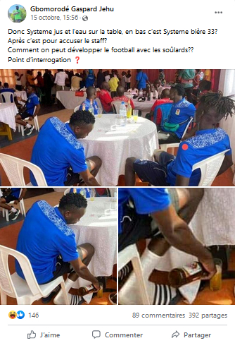 Les Fauves ont-ils l’habitude de boire de la bière avant les matchs ?