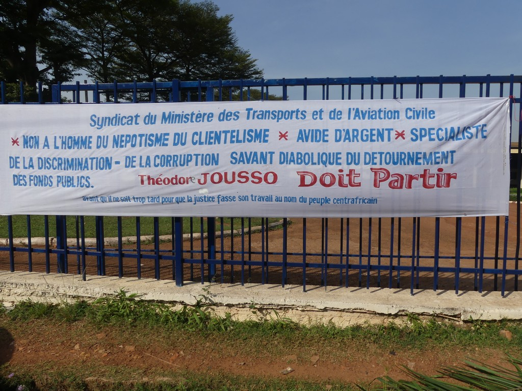 Bangui : La démission du ministre Jousso, une exigence pour le syndicat