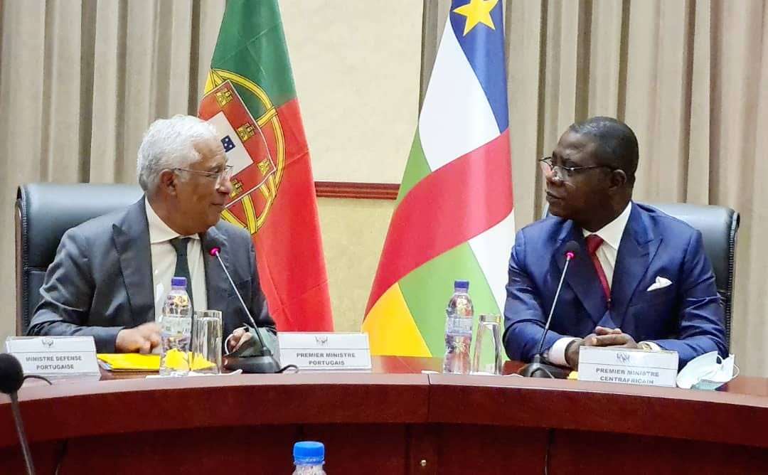 Centrafrique/Portugal : le Premier ministre portugais, António Luis Santos da Costa effectue une visite éclaire à Bangui