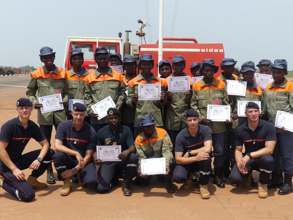 RCA : Les pompiers volontaires bientôt opérationnels à Bangui et Bambari