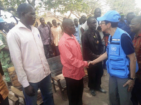 Paoua : Ursula Mueller plaide pour un soutien accru de la communauté internationale à l’aide humanitaire