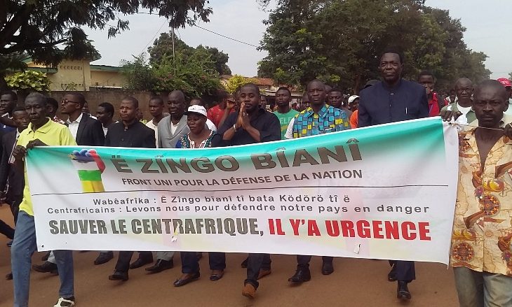 RCA : Le Front Uni « E Zingo Biani » rejette les propos de Smaïl Chergui