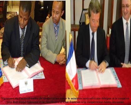 Alain Joyandet à Bangui