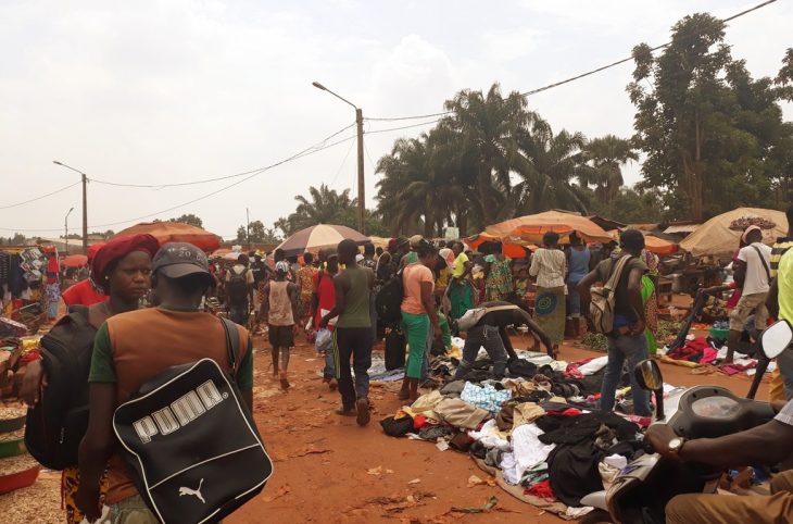 Occupation et obstruction des voies publiques à Bangui
