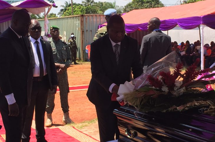 Bangui : arrivé ce jour en provenance de Rabat de la dépouille de Silvère Ngarso ministre centrafricain des Sports