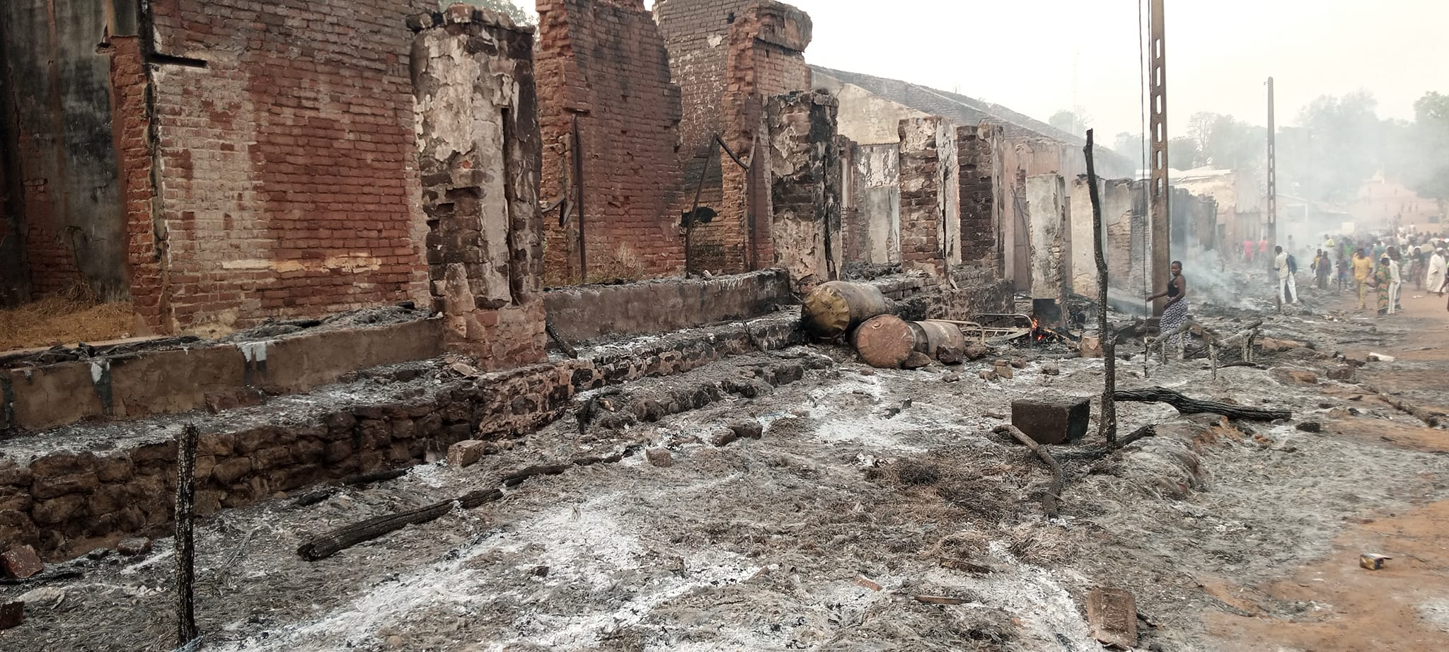 Centrafrique : une partie du marché soudanais de Ndélé ravagé par un incendie