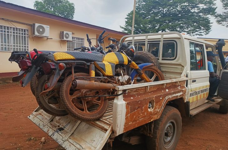 Centrafrique : vaste opération de contrôle des motocyclettes à Bangui
