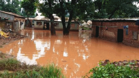 Pluie diluvienne à Bangui et Bimbo, plus de 500 sinistrés