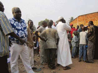 Manifestation contre l’installation d’un chef de quartier à Bangui