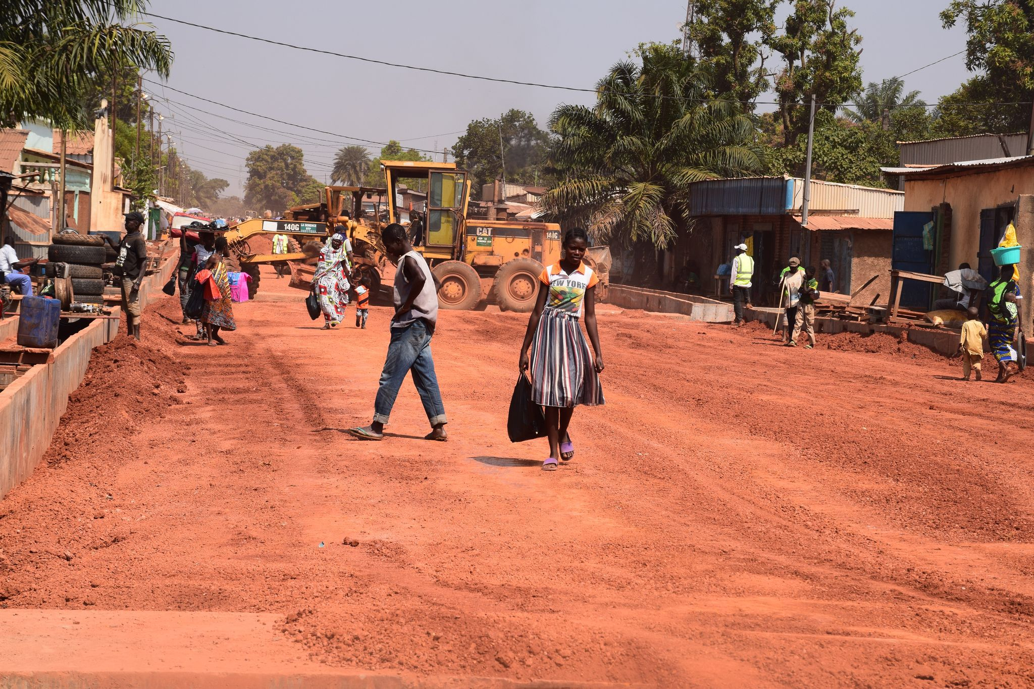 Centrafrique : des habitants de Boy-rabe exaspérés face à la montée de poussière