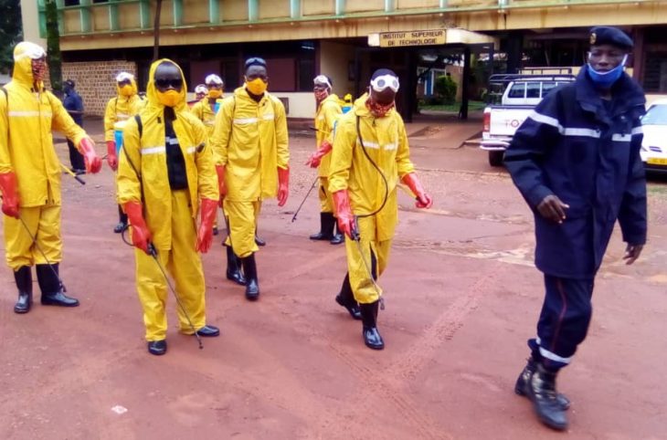 RCA/Covid-19: le campus universitaire de Bangui désinfecté par la protection civile