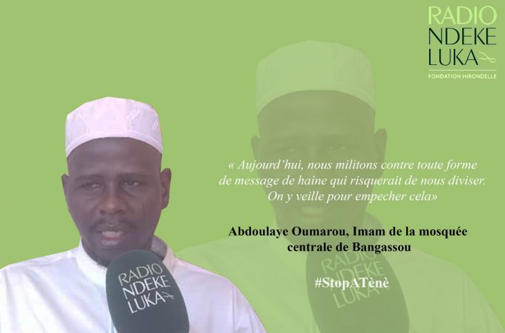 #StopATènè: "Aujourd’hui, nous militons contre toute forme de message de haine qui risquerait de nous diviser"