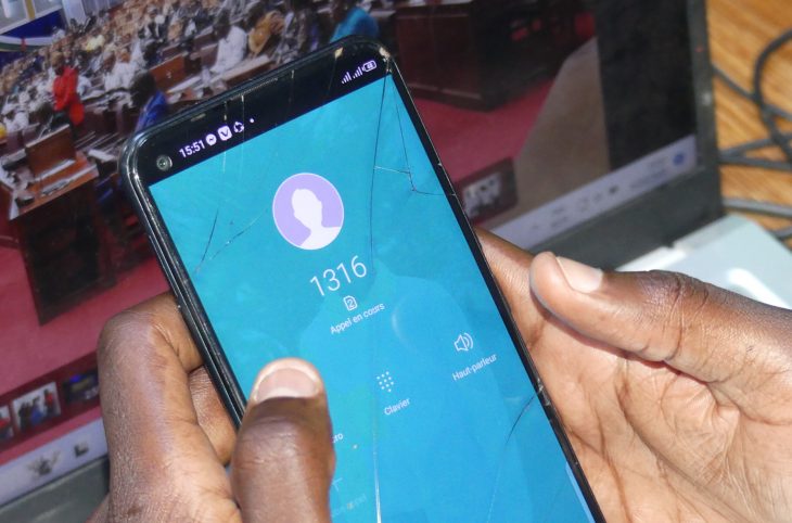 Centrafrique : 3 mois après sa mise en service, la ligne verte 1316 enregistre déjà plus de 800 dénonciations de corruption