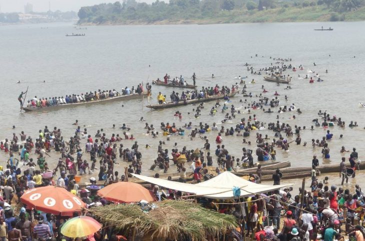 Les abords de la rivière Oubangui de plus en plus fréquentés
