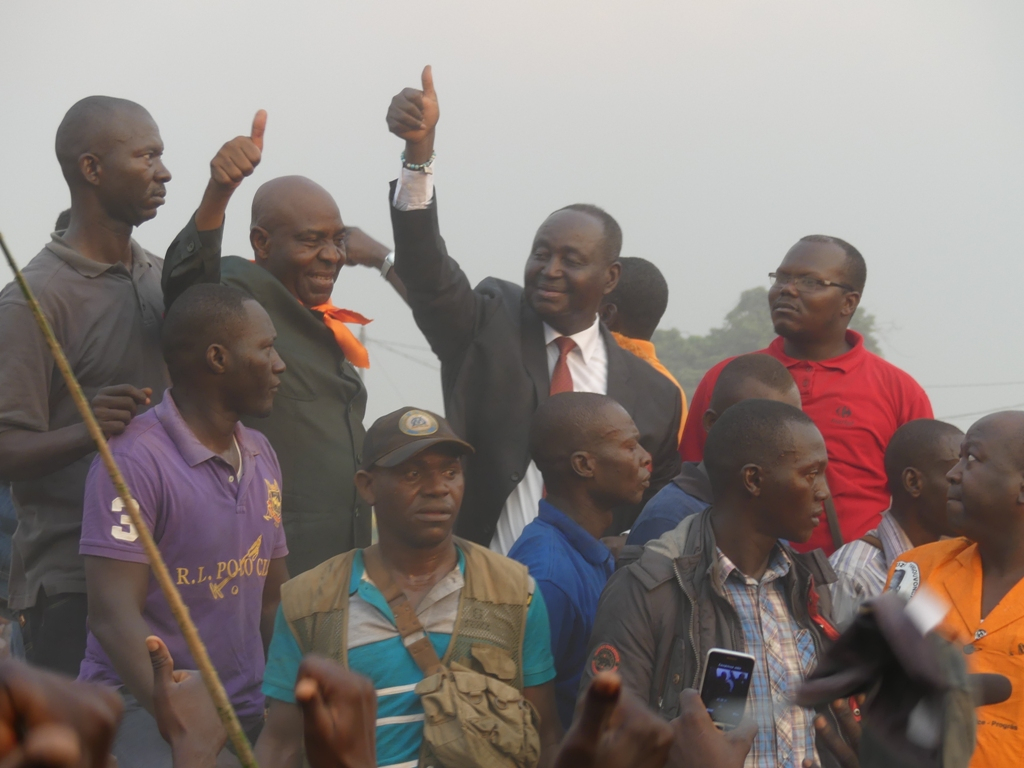 RCA : Première sortie publique de Bozizé après son retour au bercail