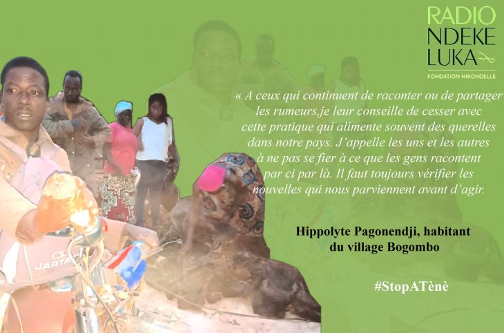 #StopATènè : « les rumeurs concernant les groupes armés paralysent nos activités »