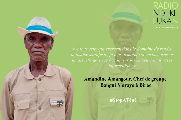 #StopATènè: "Je leur demande de ne pas rendre un arbitrage en se basant sur les rumeurs ou fausses informations"