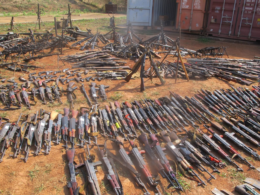 Bangui : 18 armes légères automatiques et artisanales restituées à la Minusca