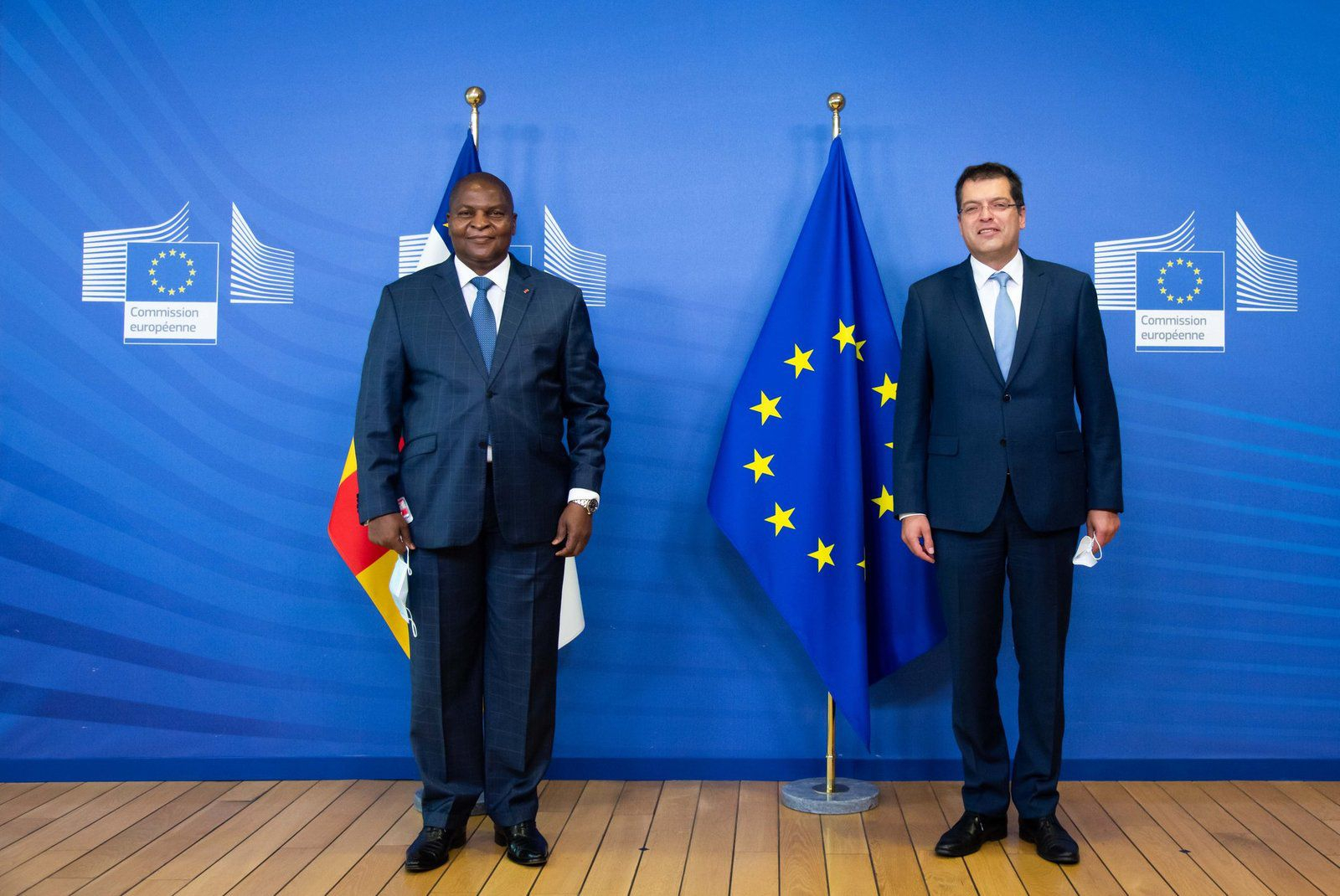 Centrafrique : la délégation centrafricaine présente au sommet UE-UA à Bruxelles en Belgique