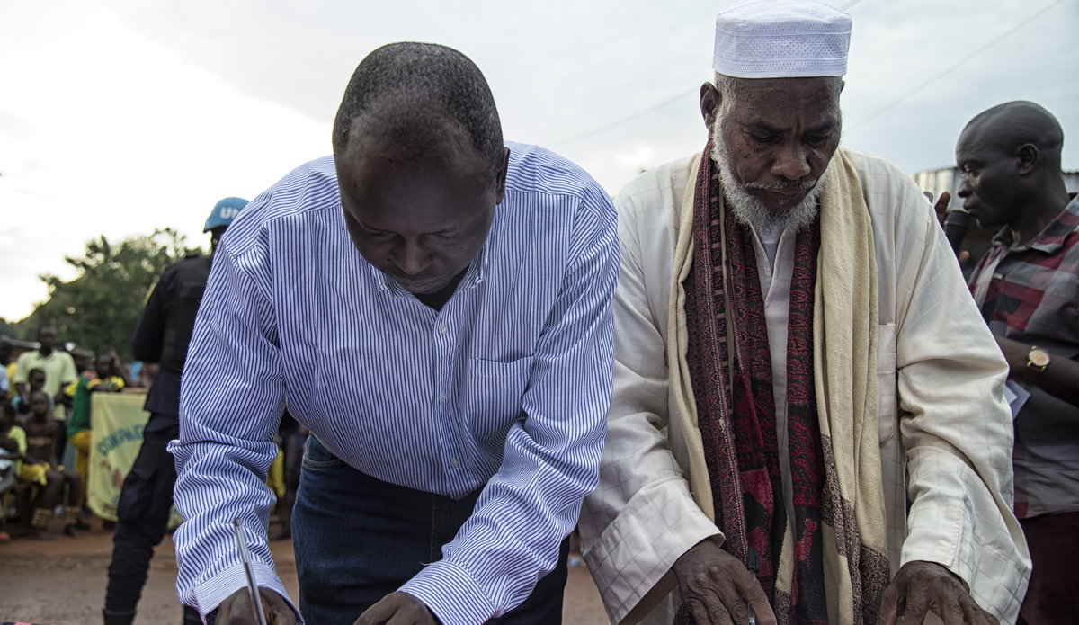 Centrafrique : des faiseurs de paix récompensés dans le 3e arrondissement de Bangui