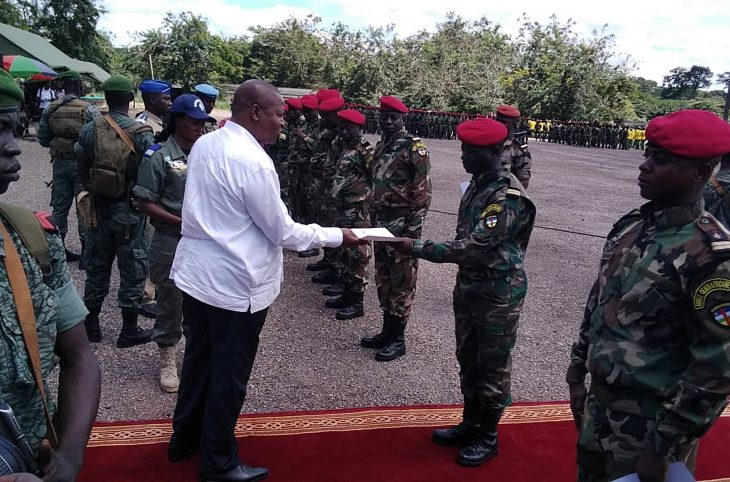 RCA : plus de 300 soldats des FACA près au combat après près de 3 mois de formation à Béréngo