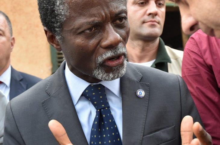 Sécurité : Parfait Onanga Anyanga face aux maires des arrondissements de Bangui