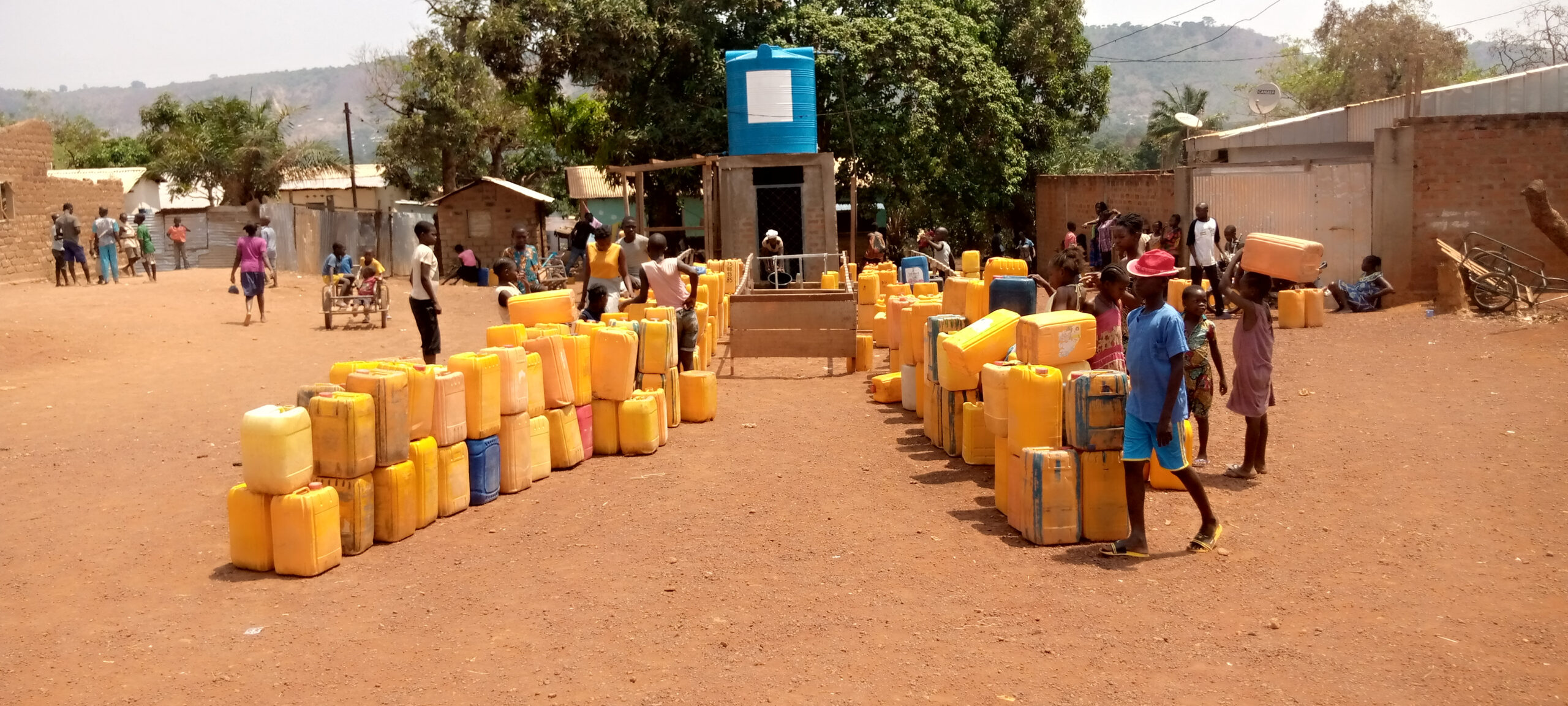 Centrafrique : une partie du 4e arrd de Bangui frappée par la pénurie d’eau potable