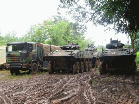 Les forces internationales renforcent leur présence à Damara