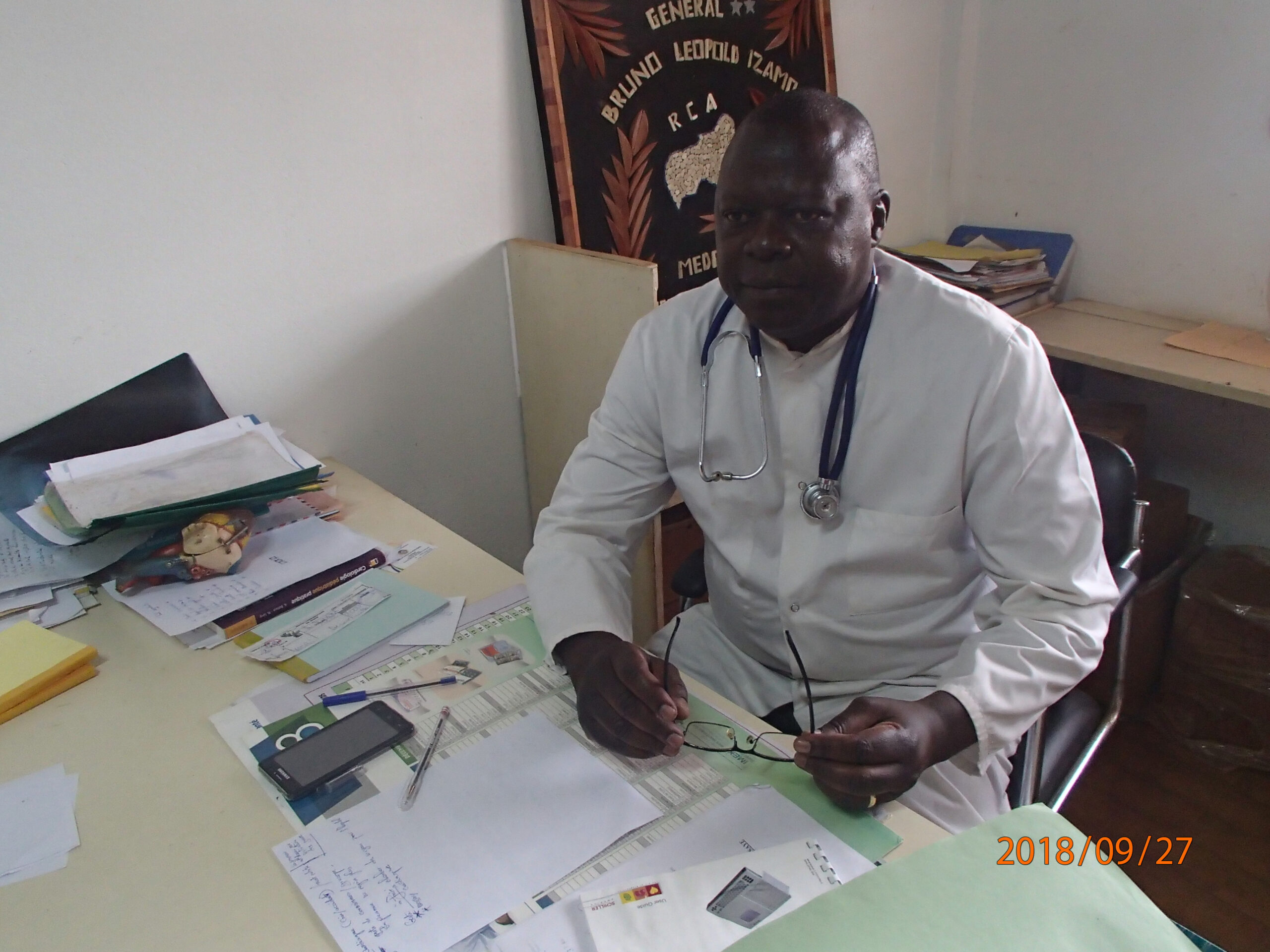 La montée de la crise cardiaque en RCA inquiète Dr Bruno Léopold Izamo