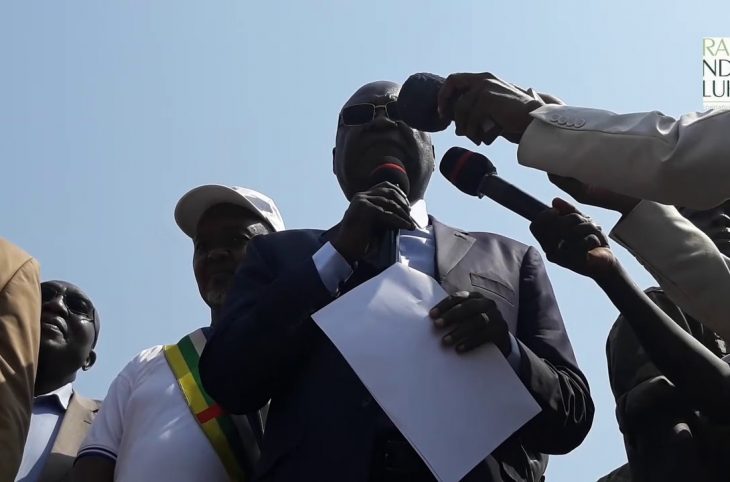 Marche de protestation contre l'embargo qui pèse sur la RCA