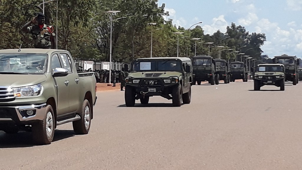 Bangui 9 août : Grande parade militaire sur l’avenue des Martyrs