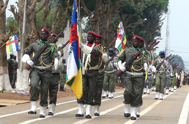 Centrafrique : défilé militaire marquant le 63ème anniversaire de l’indépendance