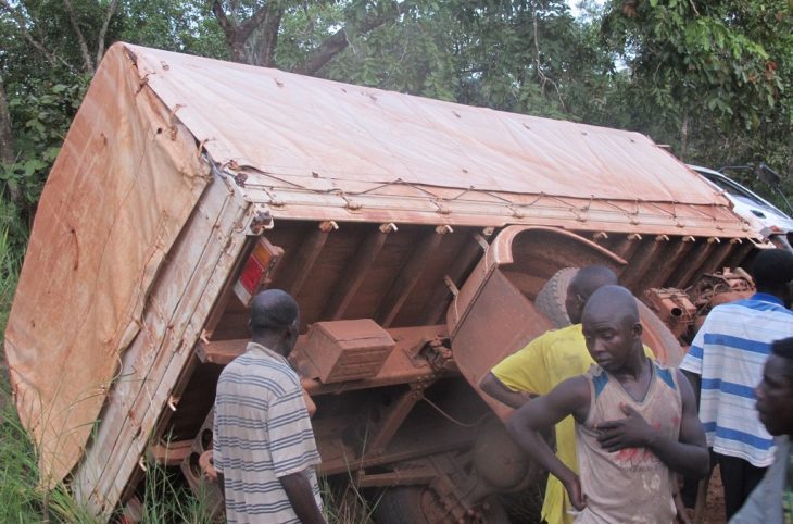 Nana Mambéré : 4 morts et 9 blessés dans un accident de circulation prêt de Bouar