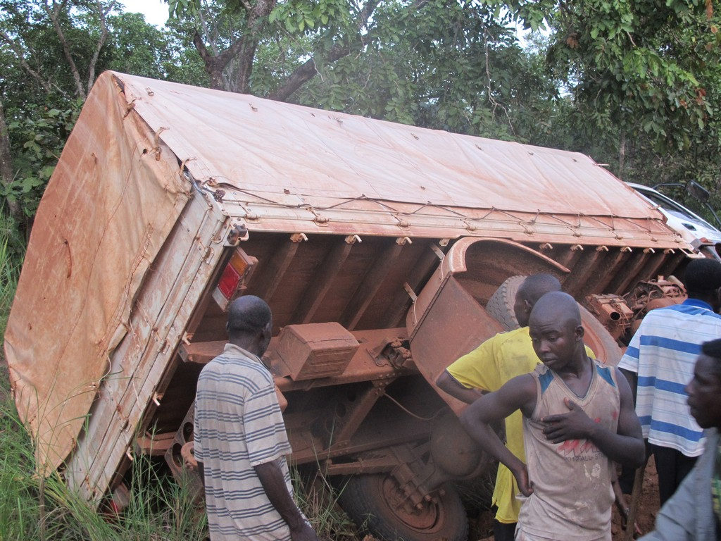 Nana Mambéré : 4 morts et 9 blessés dans un accident de circulation prêt de Bouar